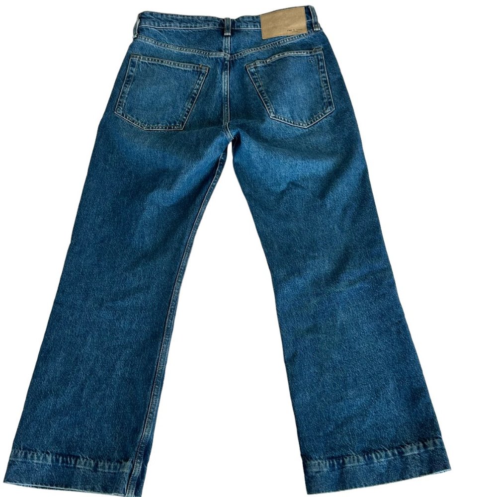 Rag And Bone Maya High Rise Crop Flare Size 27 Wo… - image 2
